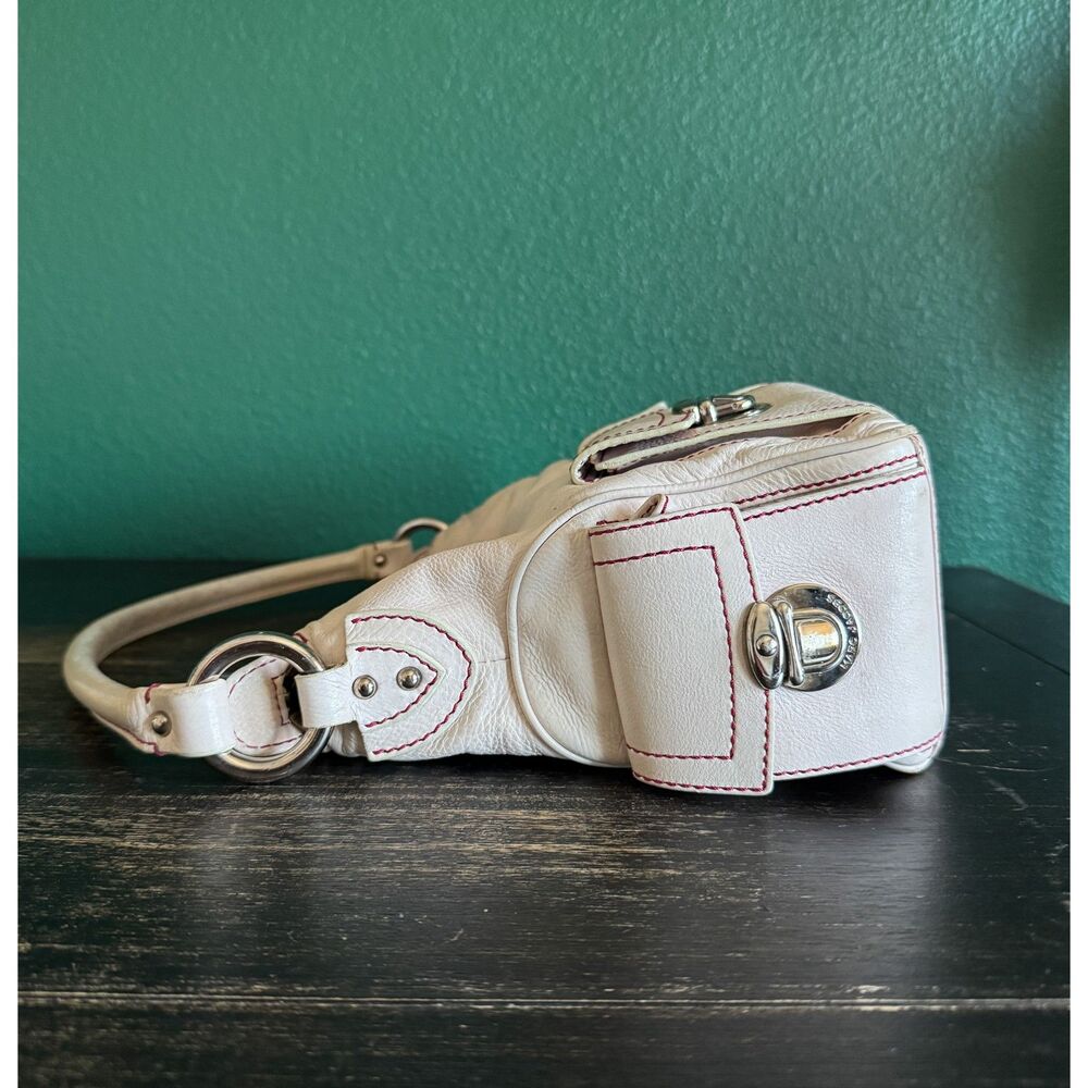 Marc Jacobs Small Blake Light Pink Leather Multi Pocket Hobo - Picture 5 of 9
